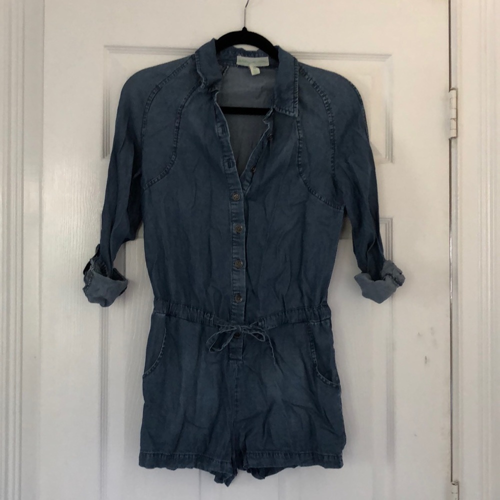 Denim Romper